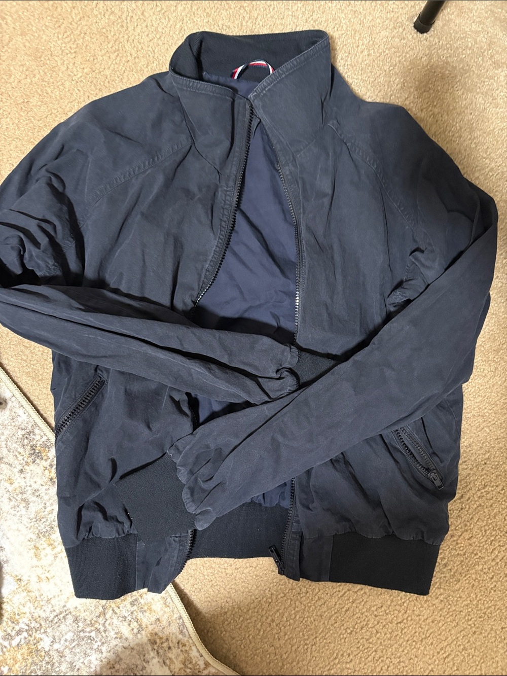 Brandy (John Galt) Navy Bomber Jacket